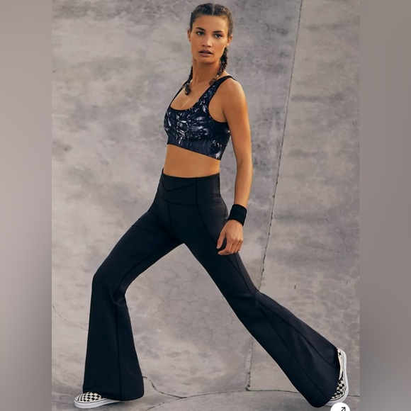 Free People Movement Kick Start It Flare Pants, size S - Picture 1 of 6